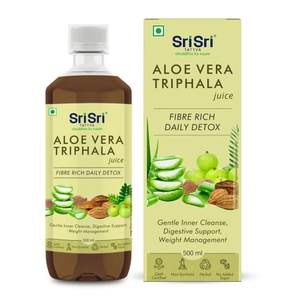 SRI SRI AYURVEDA Aloevera Triphala Juice - Sri Sri - 500Ml