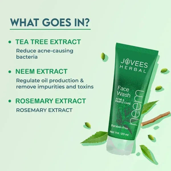JOVEES HERBAL CARE Neem Face Wash - Jovees - 120ml