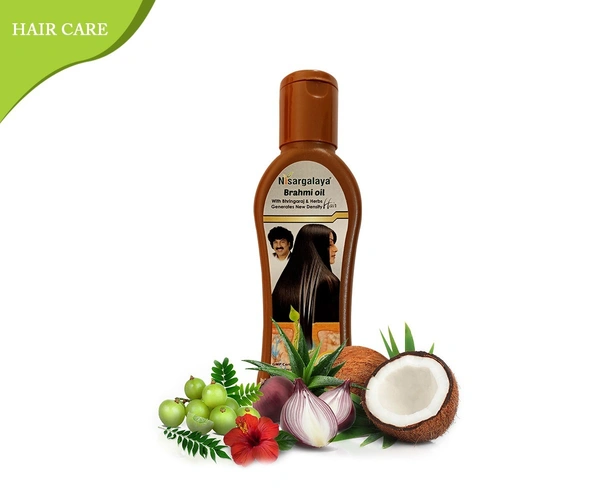 NISARGALAYA HERBALS Brahmi Oil - Nisargalaya - 100ml