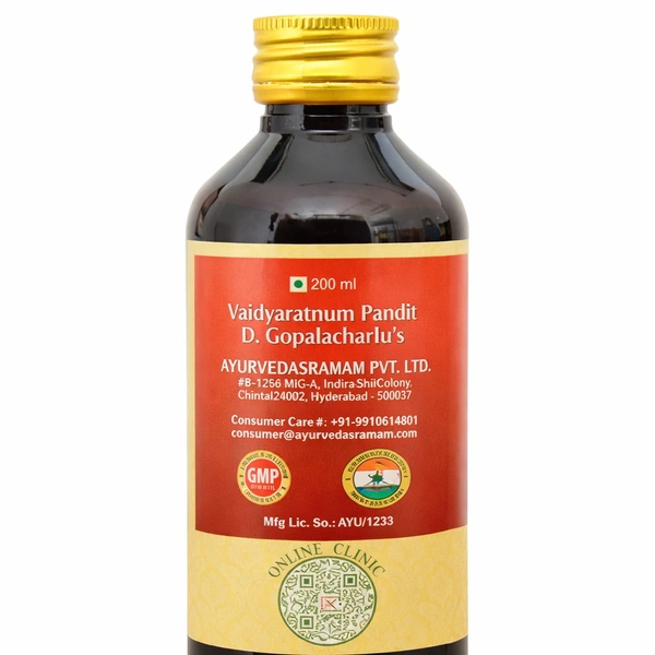 Ayurvedasramam Madiphala Rasayanam Syrup 200 ml