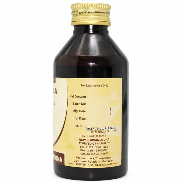 New Bhuvanendra Dhatri Taila - 200ml