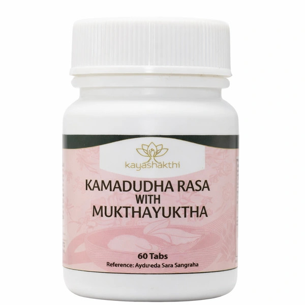 KAYASHAKTHI HERBAL Kamadudha Rasa With Mukthayuktha - Kayashakthi - 60Tab
