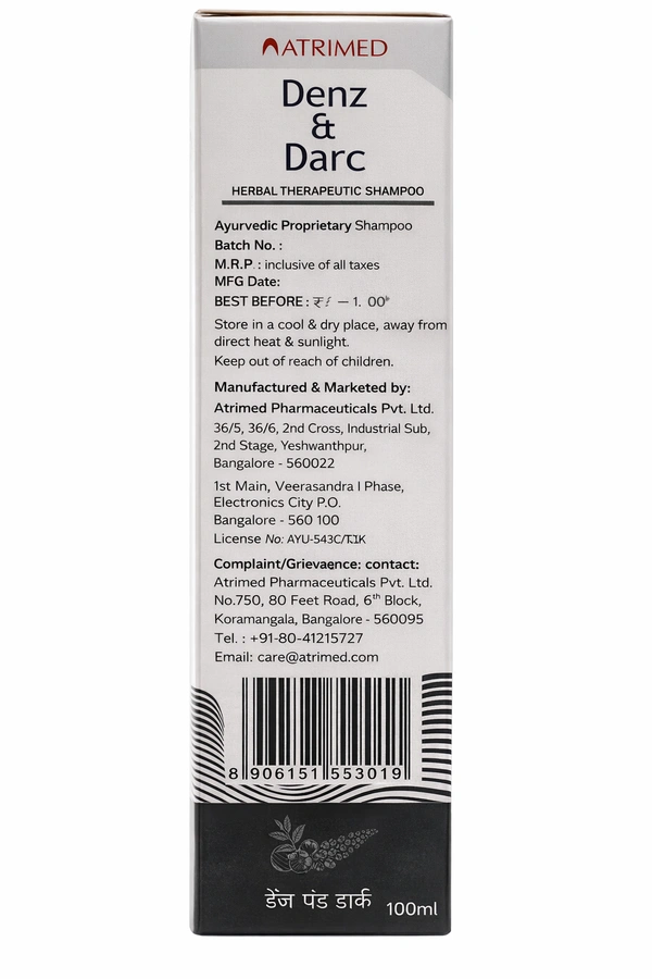 ATRIMED Denz & Dark Shampoo -ATRIMED - 200ml