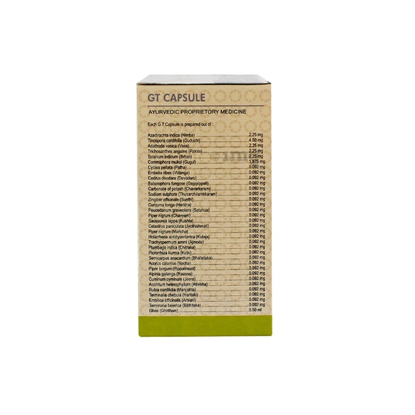 Kerala Ayurveda GT Capsules - Kerala - 100Capsules