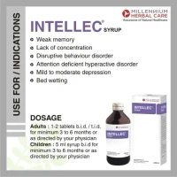 MILLENNIUM HERBALS Intellec Syrup - Millennium - 200ml