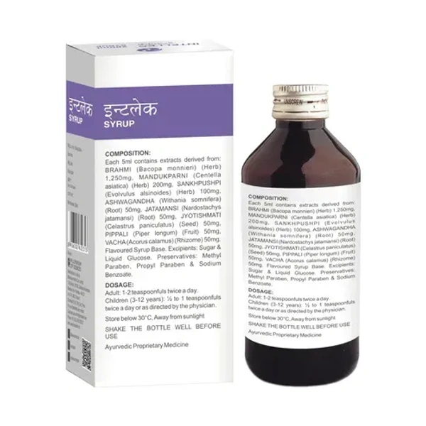 MILLENNIUM HERBALS Intellec Syrup - Millennium - 200ml