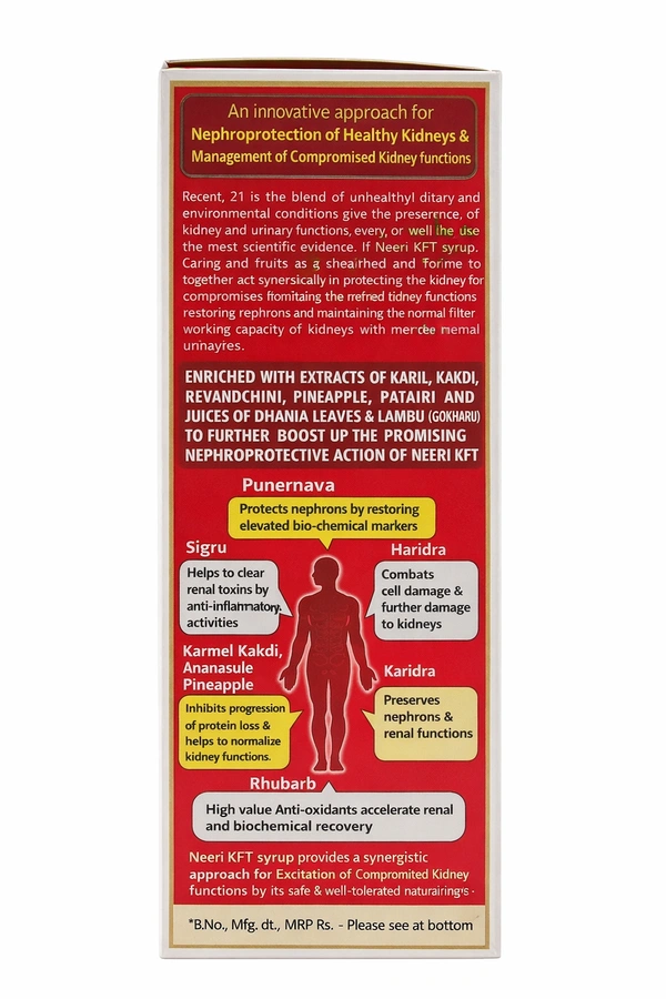 Neeri Kft Syrup Sugar Free - Aimil - 200Ml