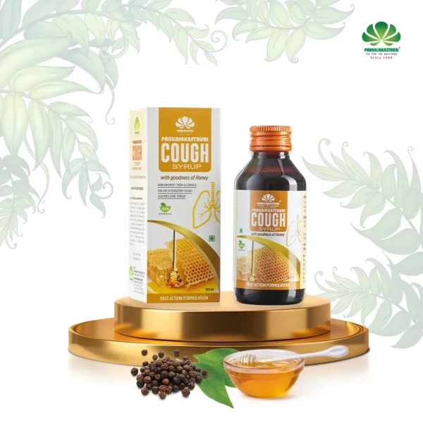 PANKAJA KASTHURI HERBALS Cough Syrup Honey - Pankaja - 100ml
