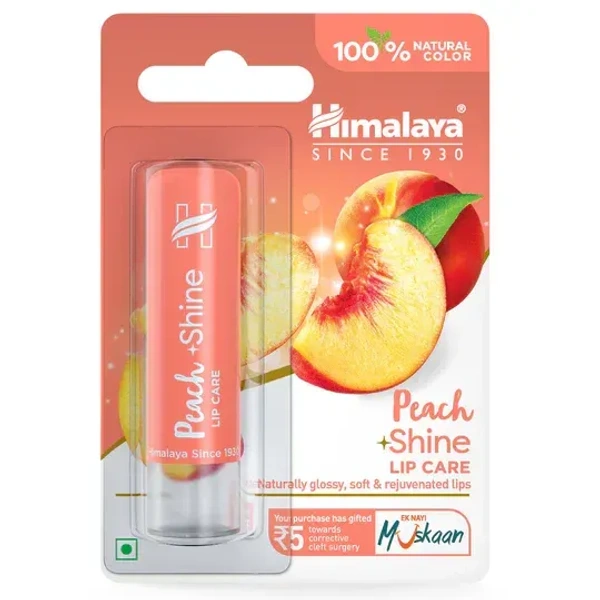 HIMALAYA PHARMACY Peach Shine Lip Care - Himalaya - 4.5g