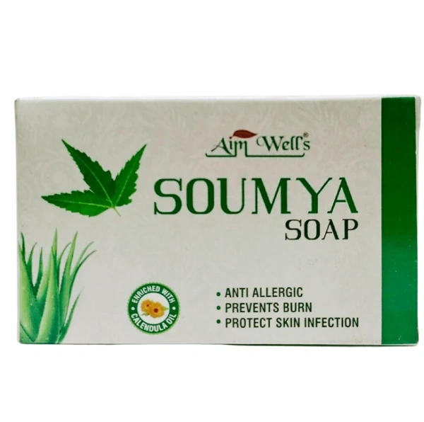 AIM WELL PHARMA Soumya Soap - Aim well - 75Gm