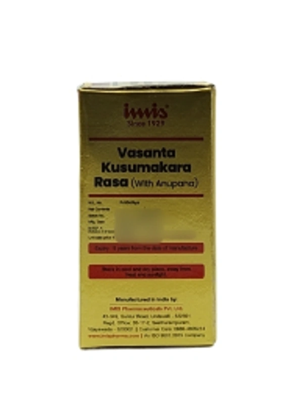 IMIS Vasanta Kusumakara Rasa-Imis - 40Tablet