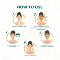 HIMALAYA DRUGS Tan Removal Orange Face Scrub - Himalaya - 50g