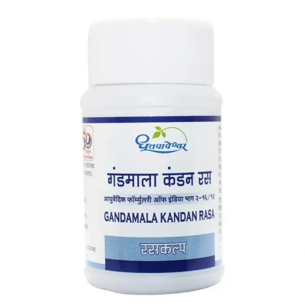 SHREE DHOOTAPAPESHWAR Gandamala Kandan Rasa - Shree Dhootapapeshwar - 60 Tablets