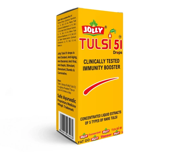JOLLY HEALTH CARE Tulsi 51 Drops - Jolly - 30Ml
