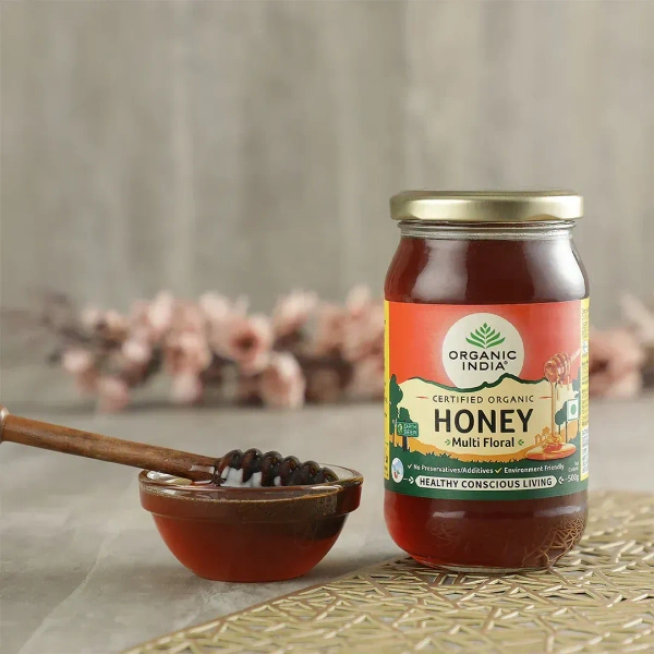 ORGANIC INDIA Honey Multi Floral - Organic - 250Gm