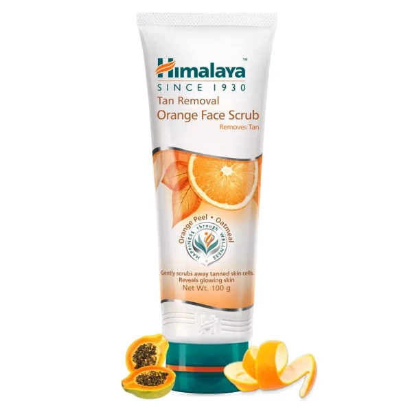 HIMALAYA DRUGS Tan Removal Orange Face Scrub - Himalaya - 50g