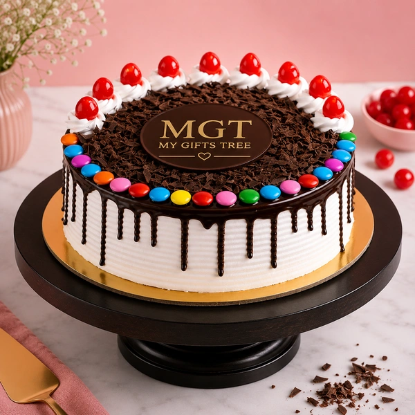 My Gifts Tree Yummy Black Forest Cake - 1 KG