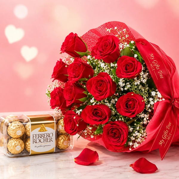 My Gifts Tree Chocolicious Roses Combo