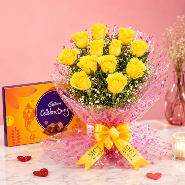 My Gifts Tree Choco Rose Combo