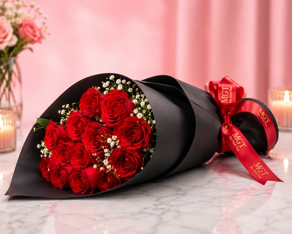 My Gifts Tree Black Packing Red Beauty