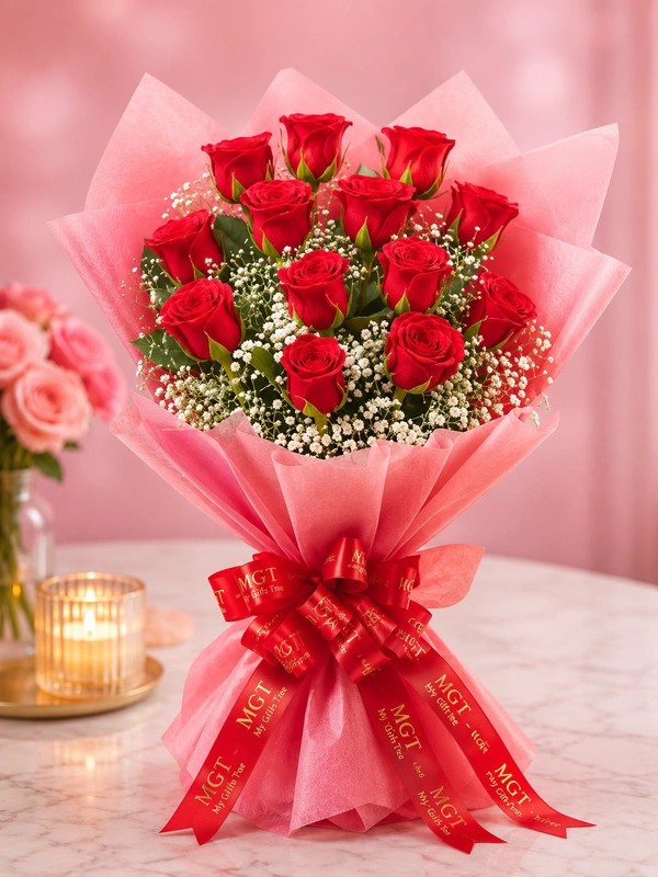My Gifts Tree Red Roses Red Paking
