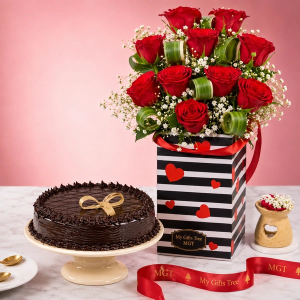 My Gifts Tree Rosy & Chocolate Affair