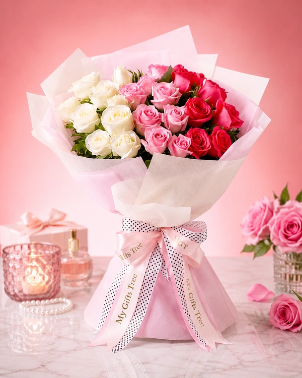 My Gifts Tree Bouquet Of Roses Love