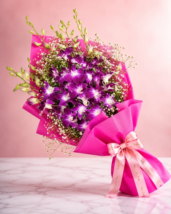 My Gifts Tree Purple Orchiid In Pink