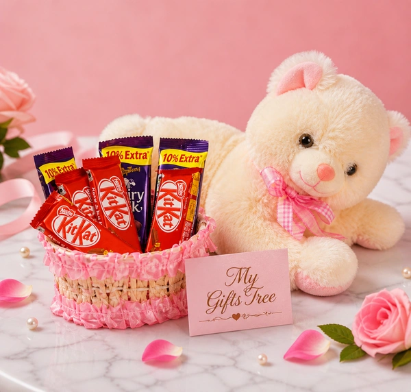 My Gifts Tree Adorable Combo With Kitkat Dairy Milk Chocolate
