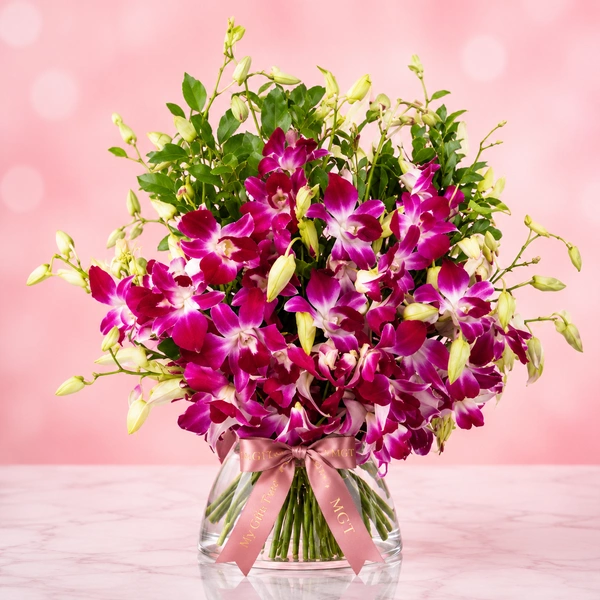 My Gifts Tree Bouquet Of Purple Orchid