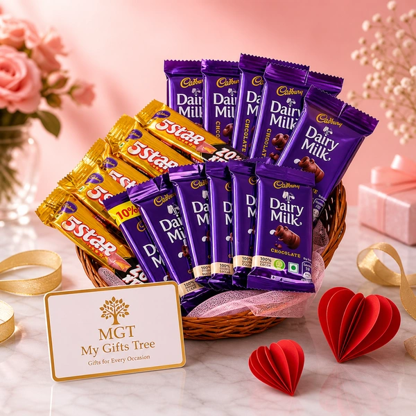 My Gifts Tree Cadbury Dairy & Five Star Hamper