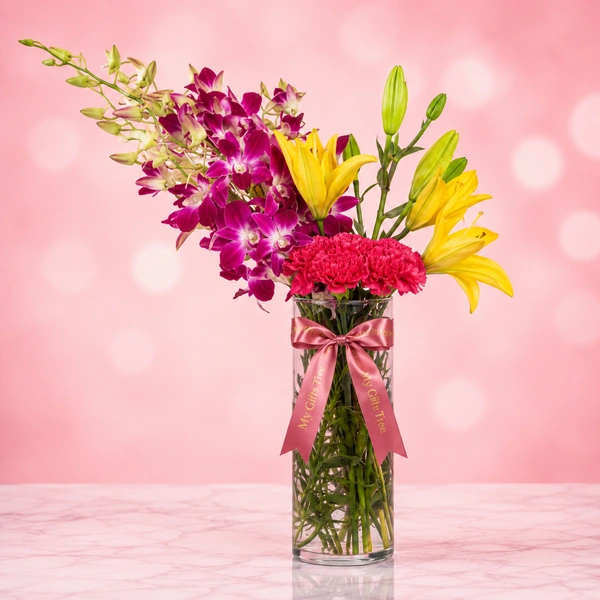 My Gifts Tree Charming Mix Flowers Orchid