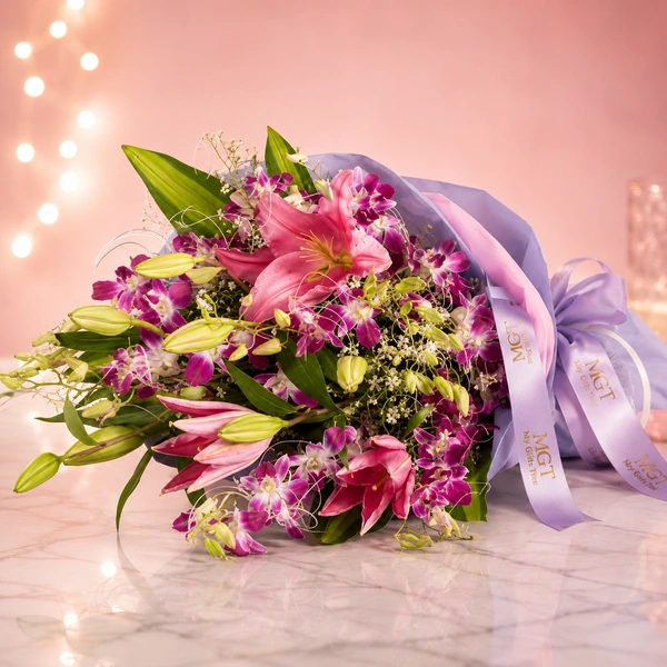 My Gifts Tree Charming Mix Flowers Lilies