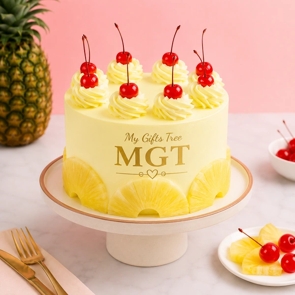 My Gifts Tree Elegant Pineapple Cake - 1 KG