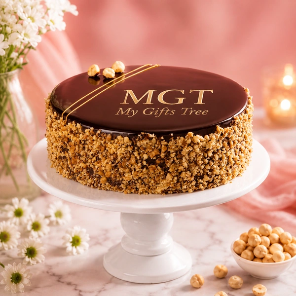 My Gifts Tree Hazelnut Crunchi Chocolate Cake - 500 Gm
