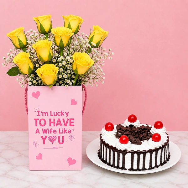 My Gifts Tree Lady Luck Roses Combo
