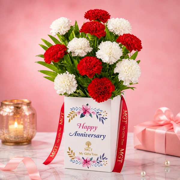 My Gifts Tree Mesmerizing Anniversary Carnation