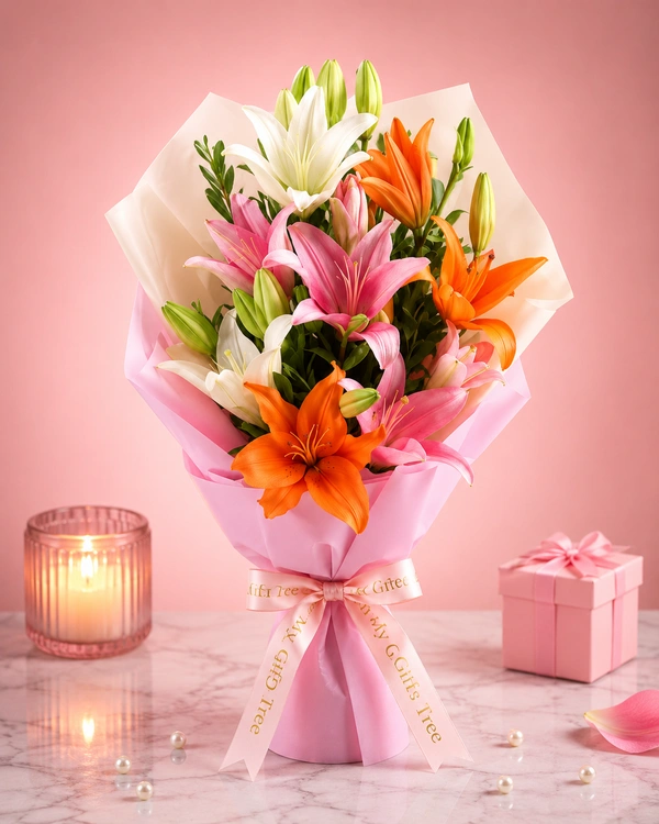 My Gifts Tree Mix Exotic LiLIes