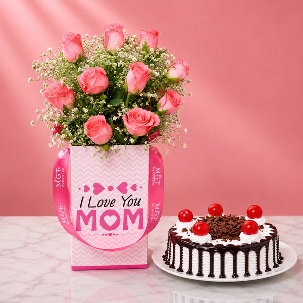 My Gifts Tree Pretty Roses & Cake