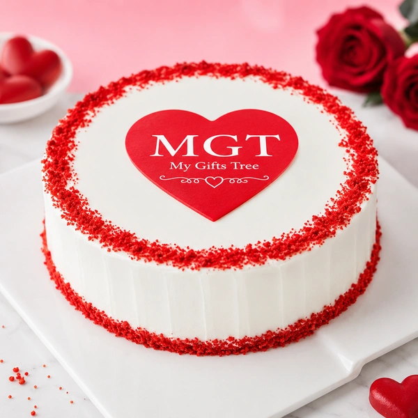My Gifts Tree Red Valvet With Heart - 1 KG