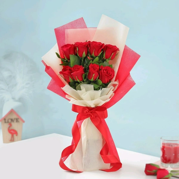 Red Ombre Rose's Bouquet