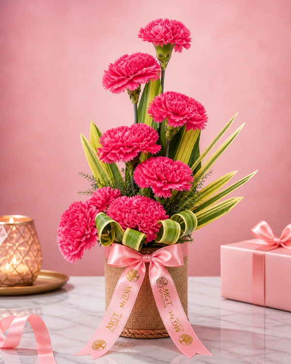 My Gifts Tree Pink Carnation With Romantic Pesstle