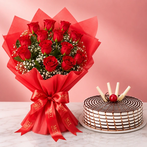 My Gifts Tree The Butterscotch Rose - 1.5 KG