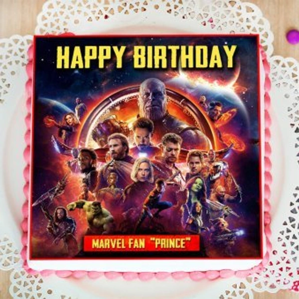 My Gifts Tree Avenger Worrior Picture Cake - 2 KG