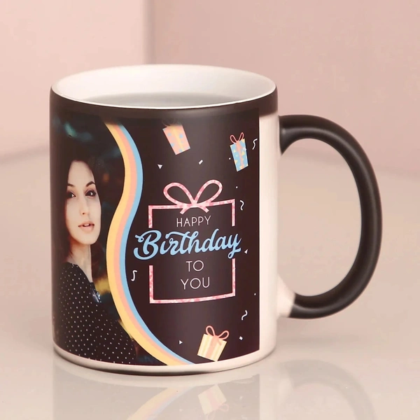 Birthday Special Black Personalised Mug