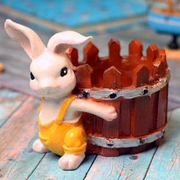 My Gifts Tree Bunny With Wooden Planter