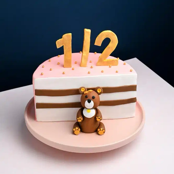 My Gifts Tree Cute Bear Half Cake - 1 KG