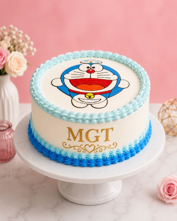 Standing Doraemon Character Cake