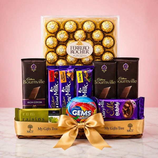 My Gifts Tree Grand Ferrero & Premium Chocolate Luxury Hamper