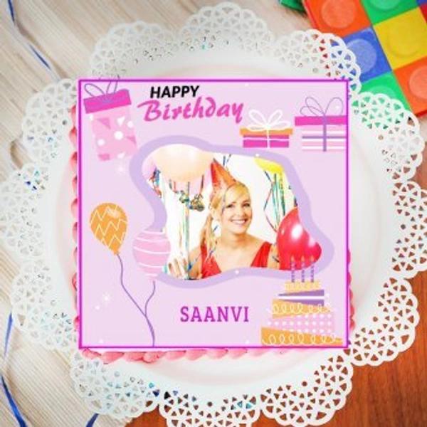 My Gifts Tree Happy Birthday Poster Cake - 1 KG